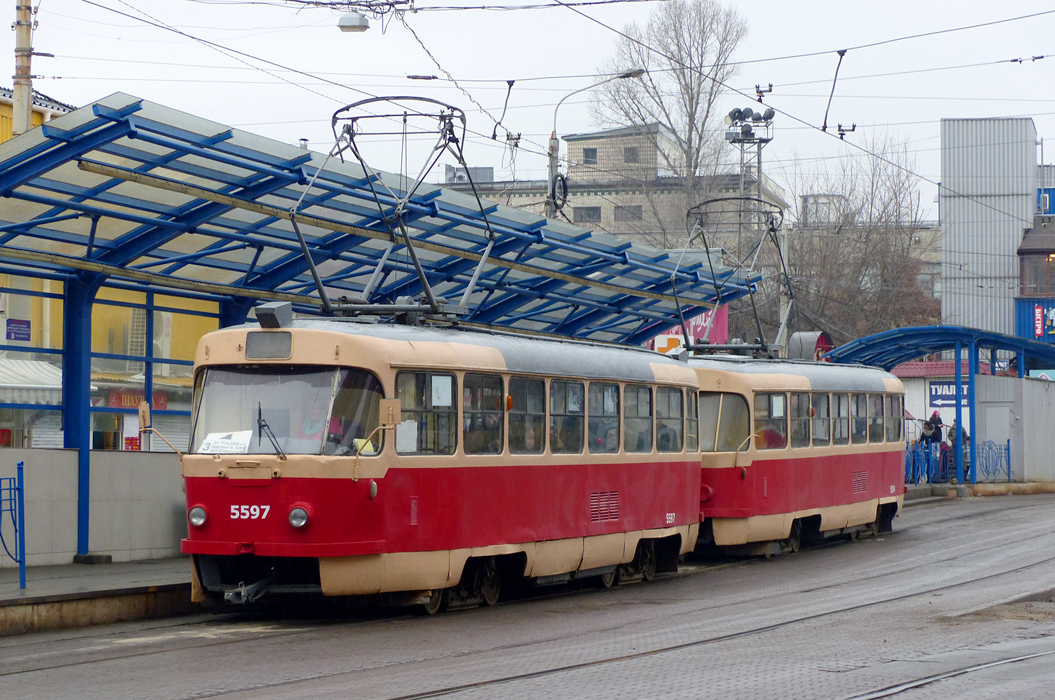 Киев, Tatra T3SU № 5597