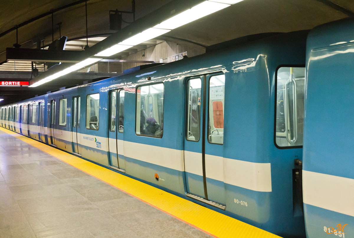 Монреаль, Canadian Vickers MR-63 прицепной № 80-076; Монреаль — Métro de Montréal -> Ligne verte