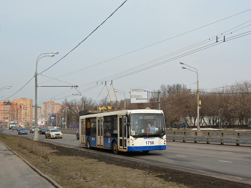 Москва, Тролза-5265.00 «Мегаполис» № 1756