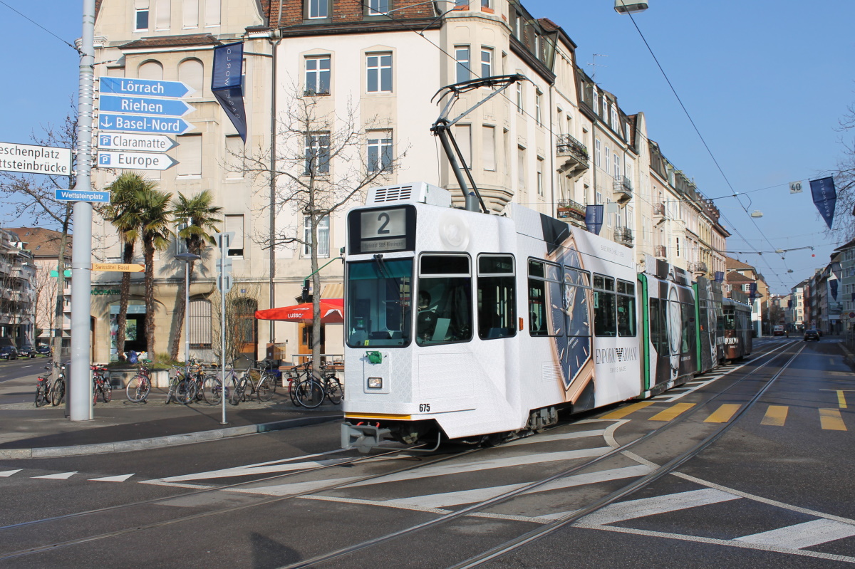 Базель, Schindler/Siemens Be 4/6 S № 675