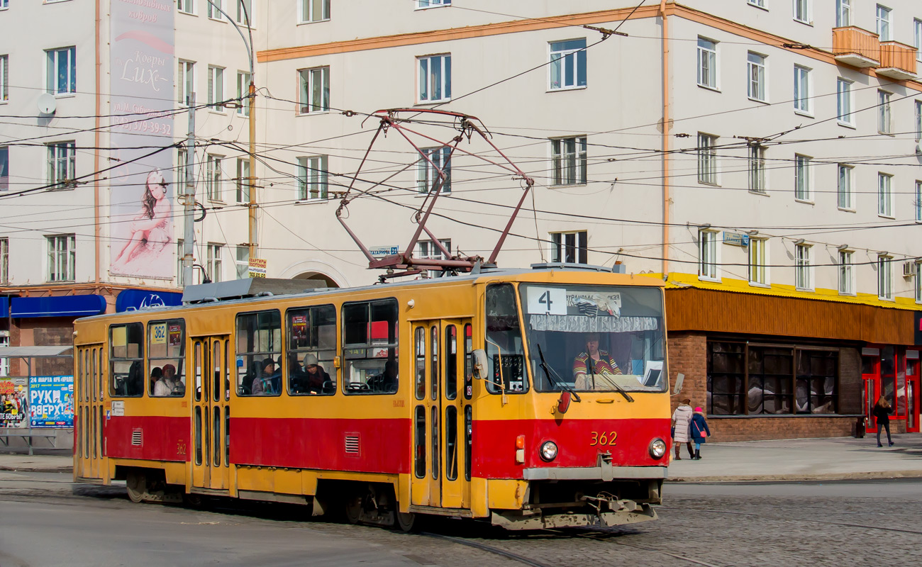 Екатеринбург, Tatra T6B5SU № 362