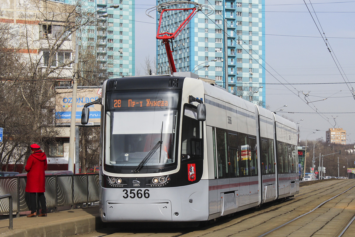 Москва, 71-414 (Pesa Fokstrot) № 3566 Москва, 71-414 (Pesa Fokstrot) № 3566