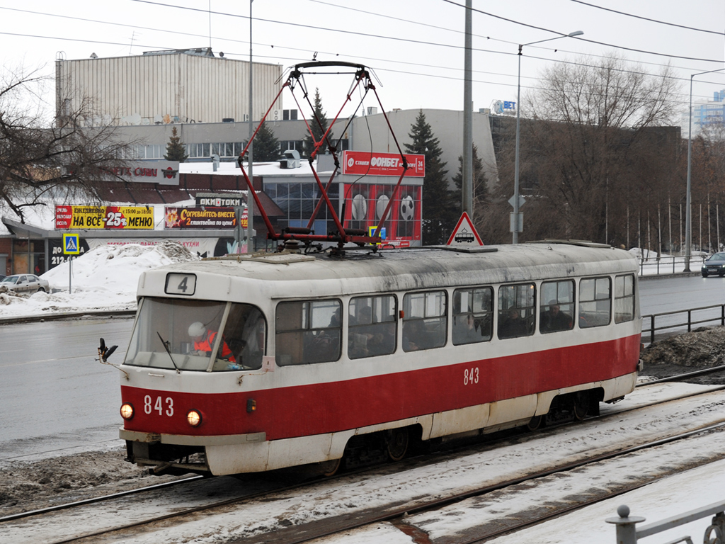Самара, Tatra T3SU № 843