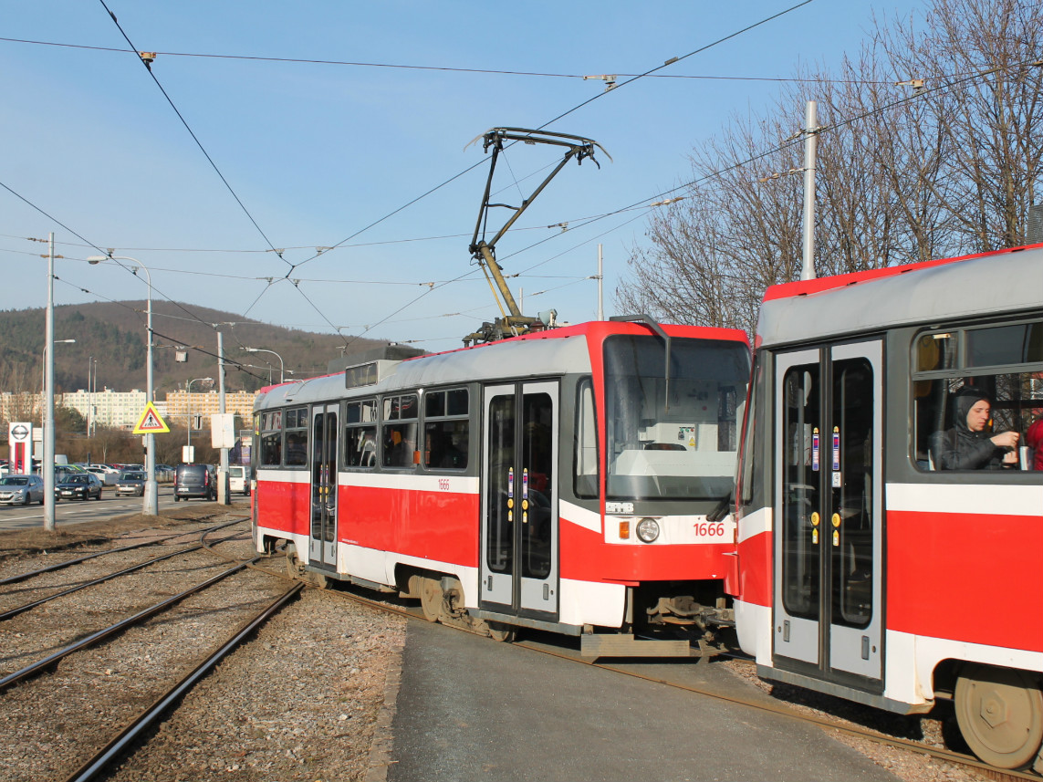 Брно, Tatra T3R (1995) № 1666