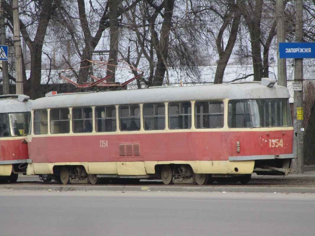 Днепр, Tatra T3SU № 1354