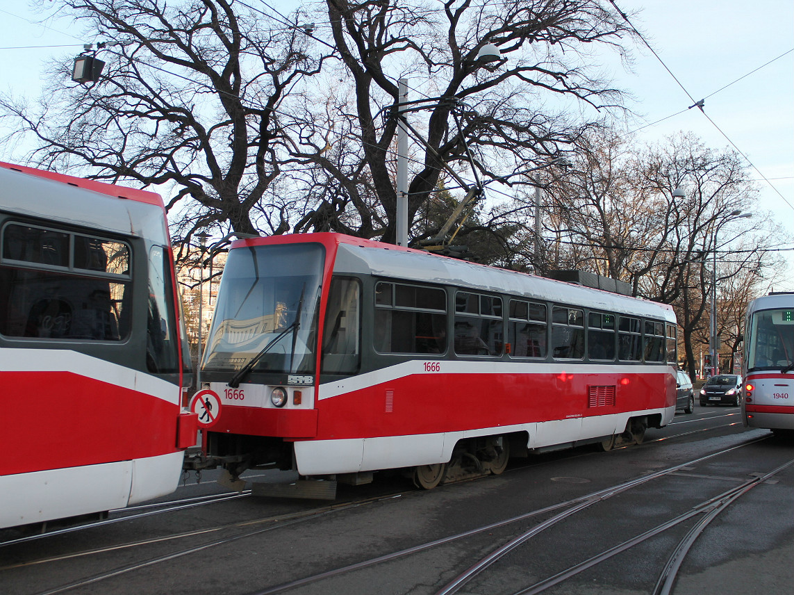 Брно, Tatra T3R (1995) № 1666