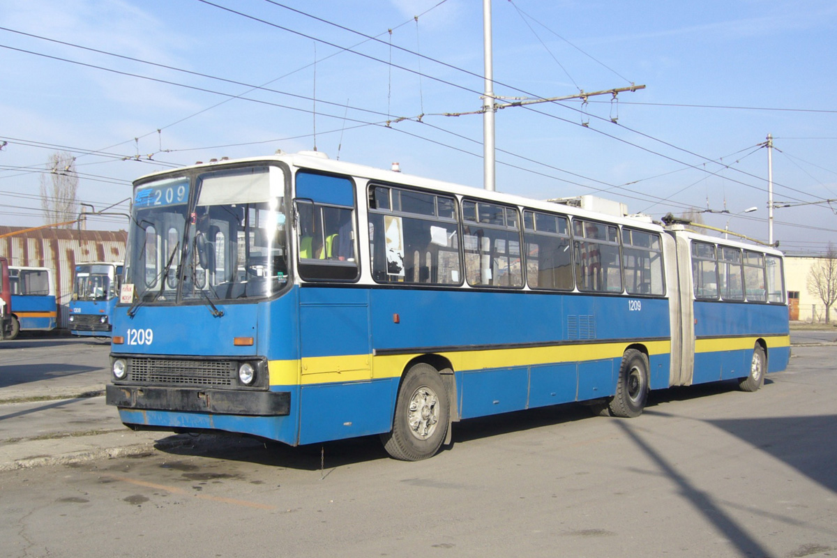 Sofia, Ikarus 280.92 № 1209; Sofia — Historical —  Тrolleybus photos (1990–2010) Sofia, Ikarus 280.92 № 1209; Sofia — Historical —  Тrolleybus photos (1990–2010)