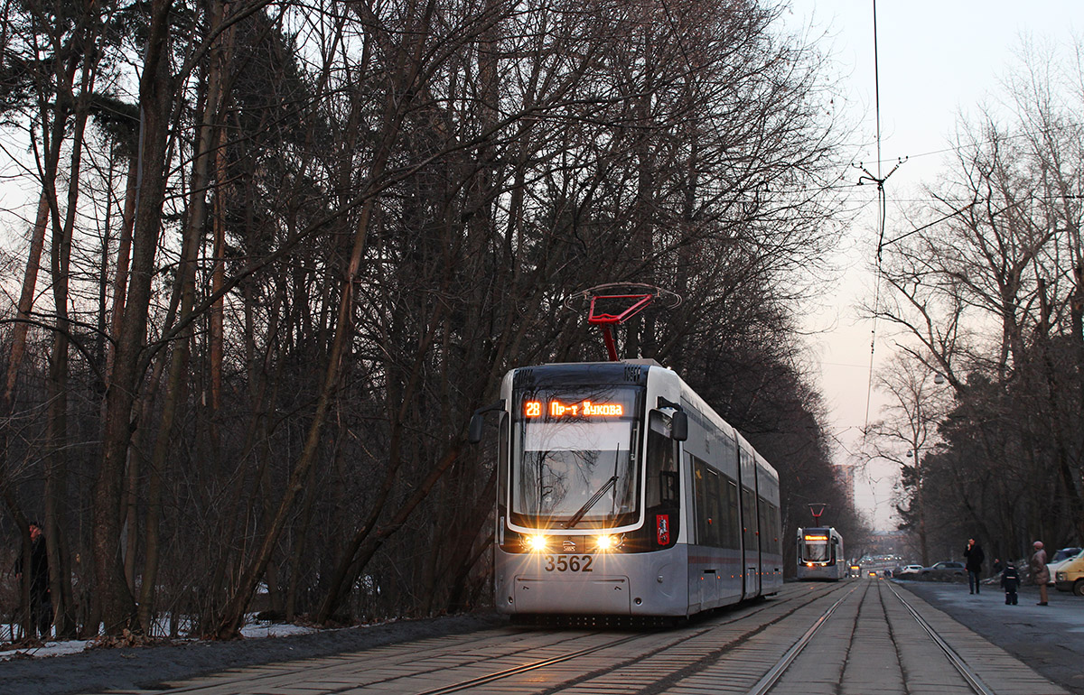 Москва, 71-414 (Pesa Fokstrot) № 3562