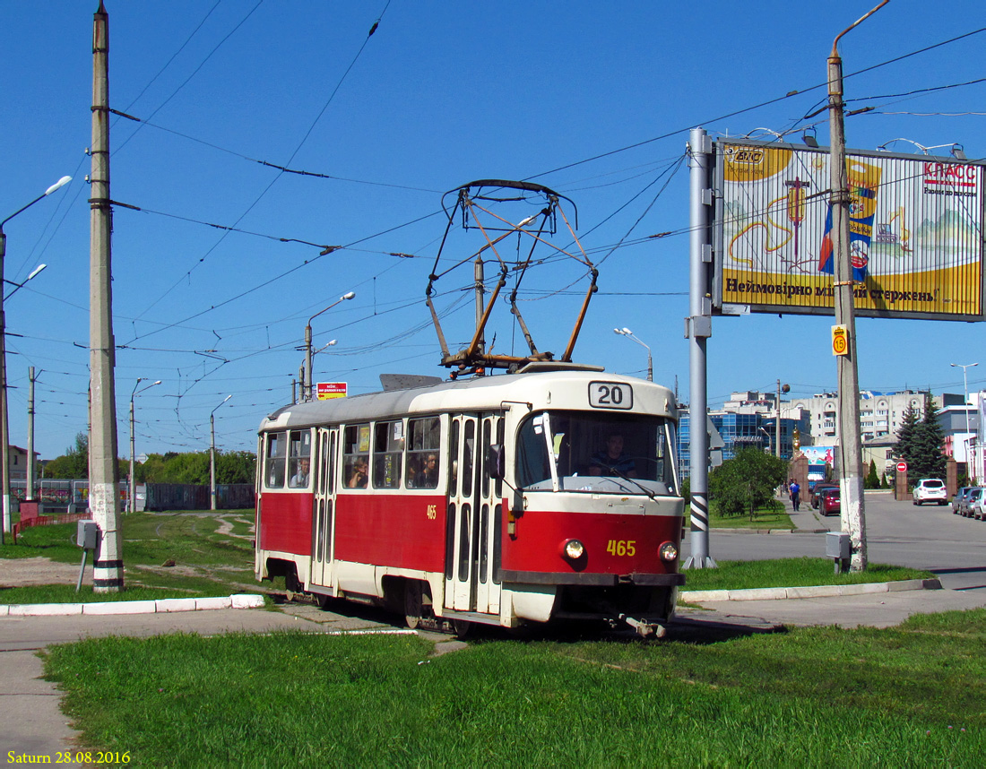 Харьков, Tatra T3SU № 465
