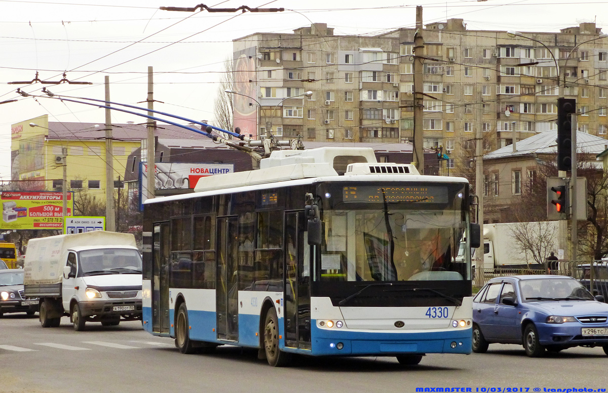Крымский троллейбус, Богдан Т70110 № 4330 Крымский троллейбус, Богдан Т70110 № 4330