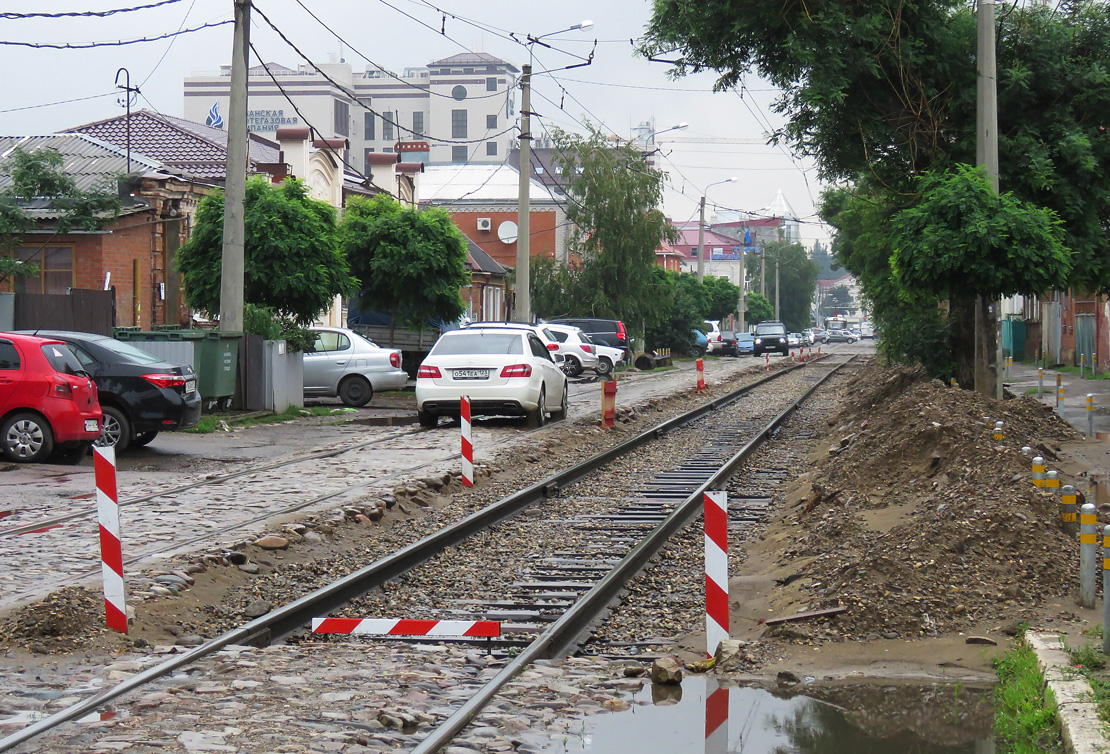 Krasnodar — Track repair works