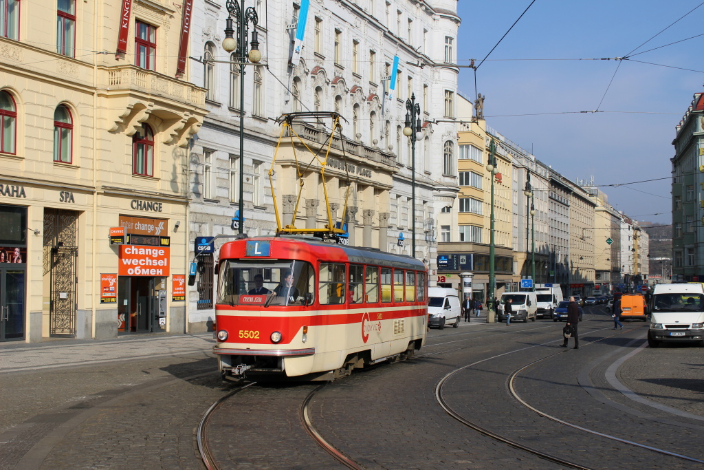 Прага, Tatra T3 № 5502