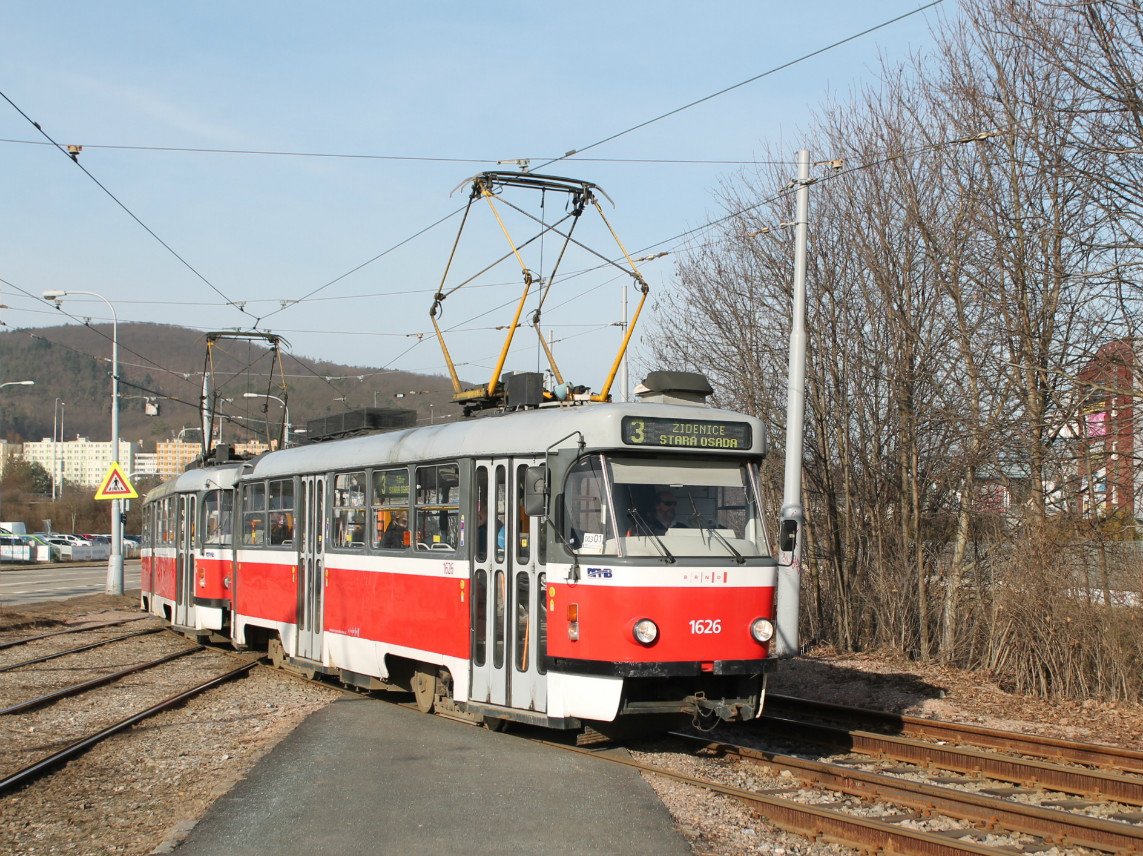 Брно, Tatra T3G № 1626