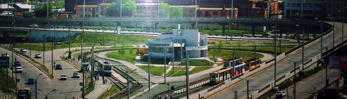 Chelyabinsk, 71-608K č. 2117; Chelyabinsk, 71-608KM č. 2053; Chelyabinsk — End stations and rings
