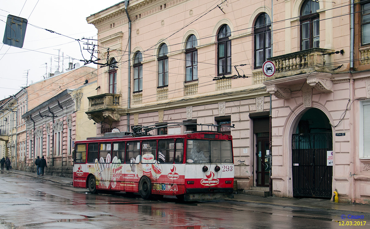 Черновцы, Škoda 14Tr89/6 № 293