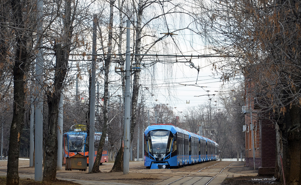 Москва — Трамваи без номеров