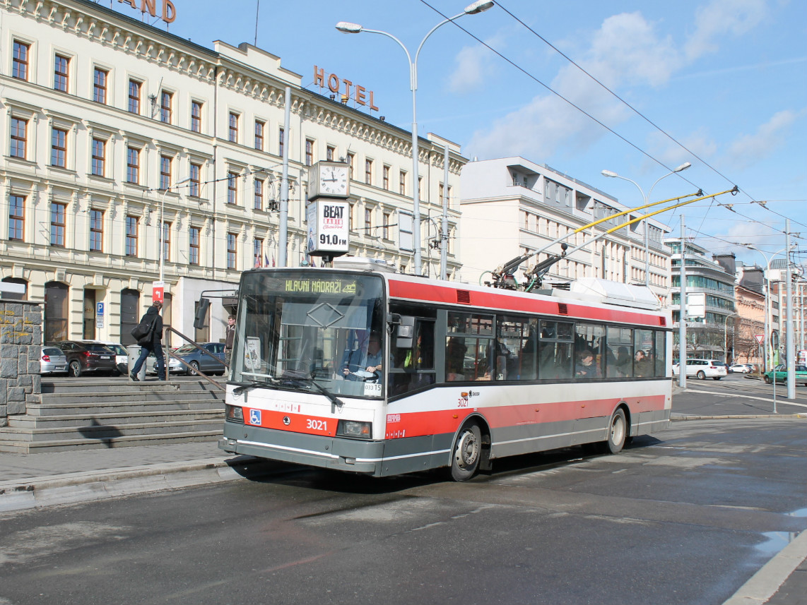 Брно, Škoda 21Tr № 3021
