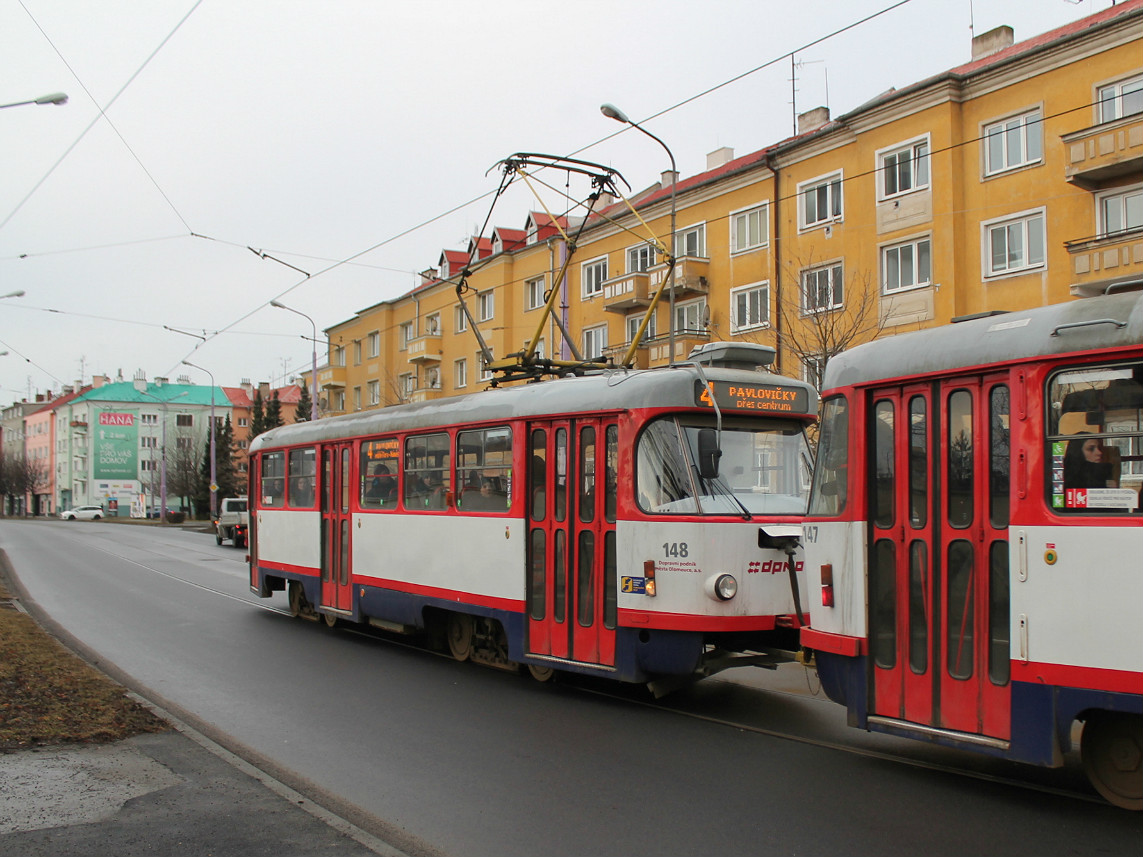 Olomouc, Tatra T3R.P № 148