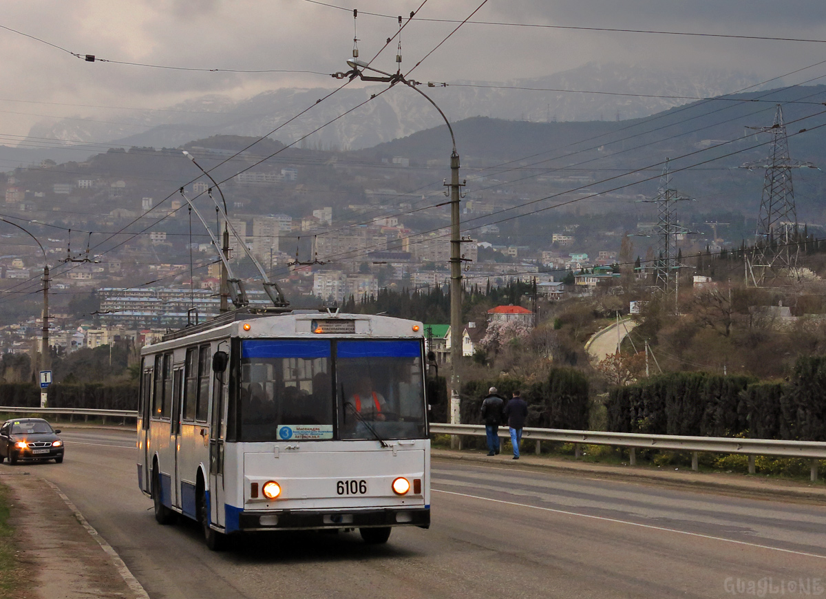 Крымский троллейбус, Škoda 14Tr89/6 № 6106