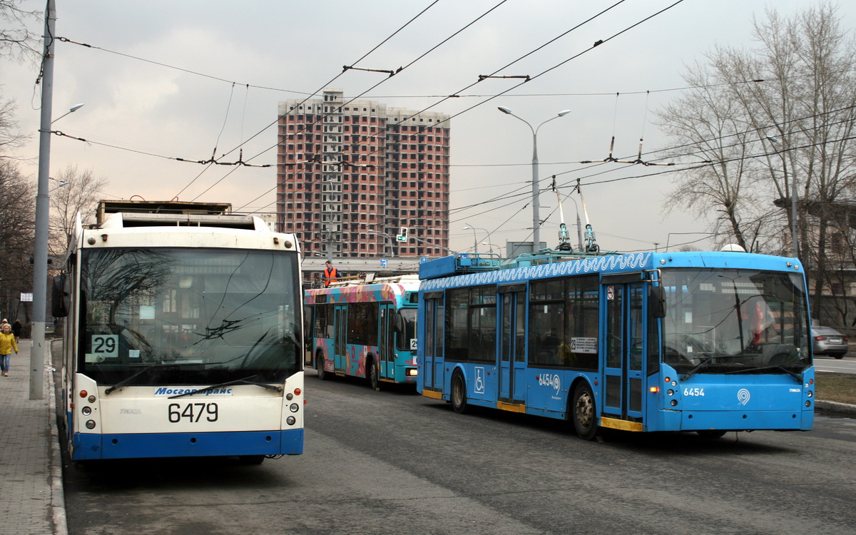 Москва, Тролза-5265.00 «Мегаполис» № 6479; Москва, Тролза-5265.00 «Мегаполис» № 6454