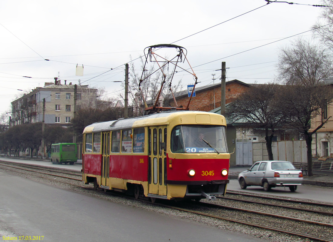 Харьков, Tatra T3SU № 3045