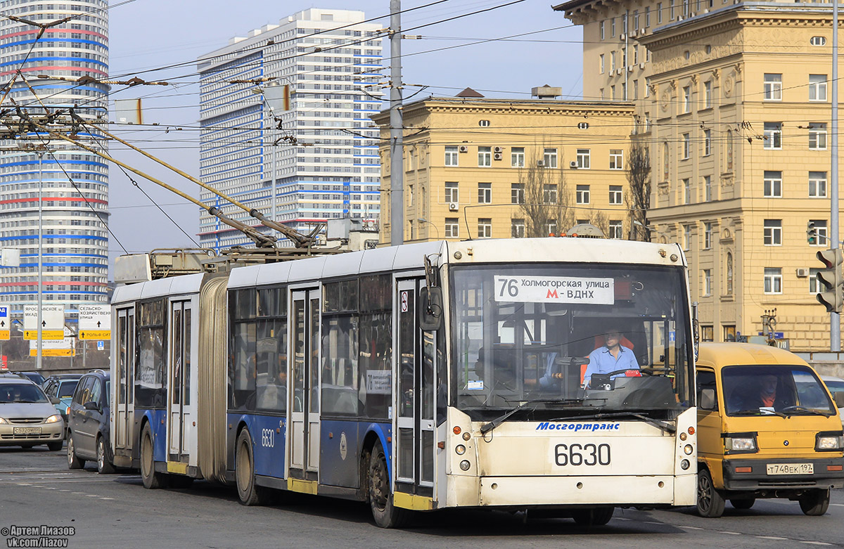 Москва, Тролза-6206.01 «Мегаполис» № 6630 Москва, Тролза-6206.01 «Мегаполис» № 6630