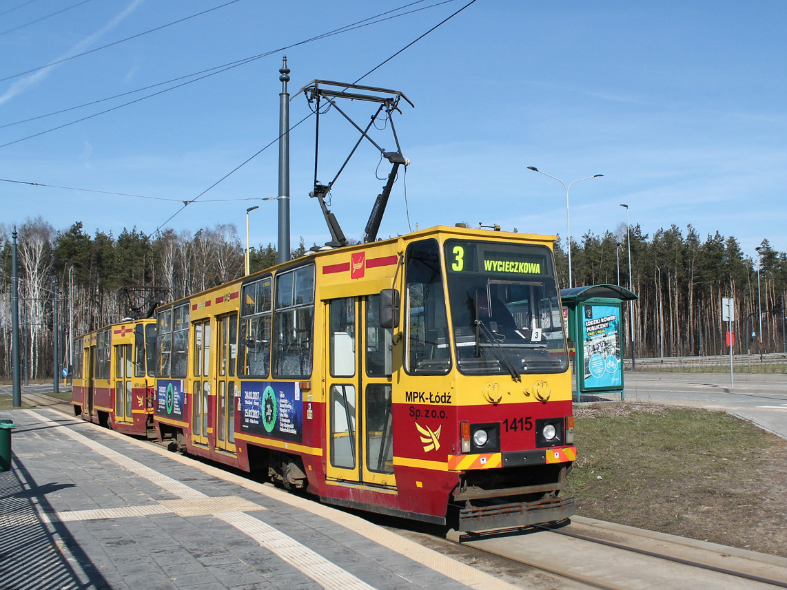 Лодзь, Konstal 805Na № 1415