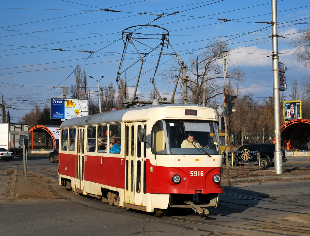 Киев, Tatra T3P № 5916