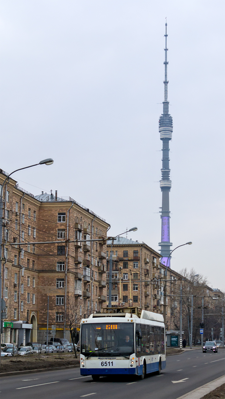 Москва, Тролза-5265.00 «Мегаполис» № 6511