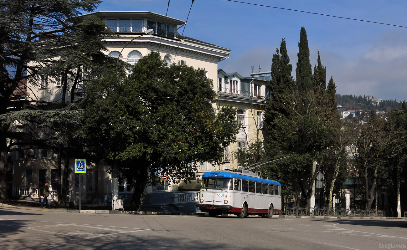 Крымский троллейбус, Škoda 9Tr21 № 5550