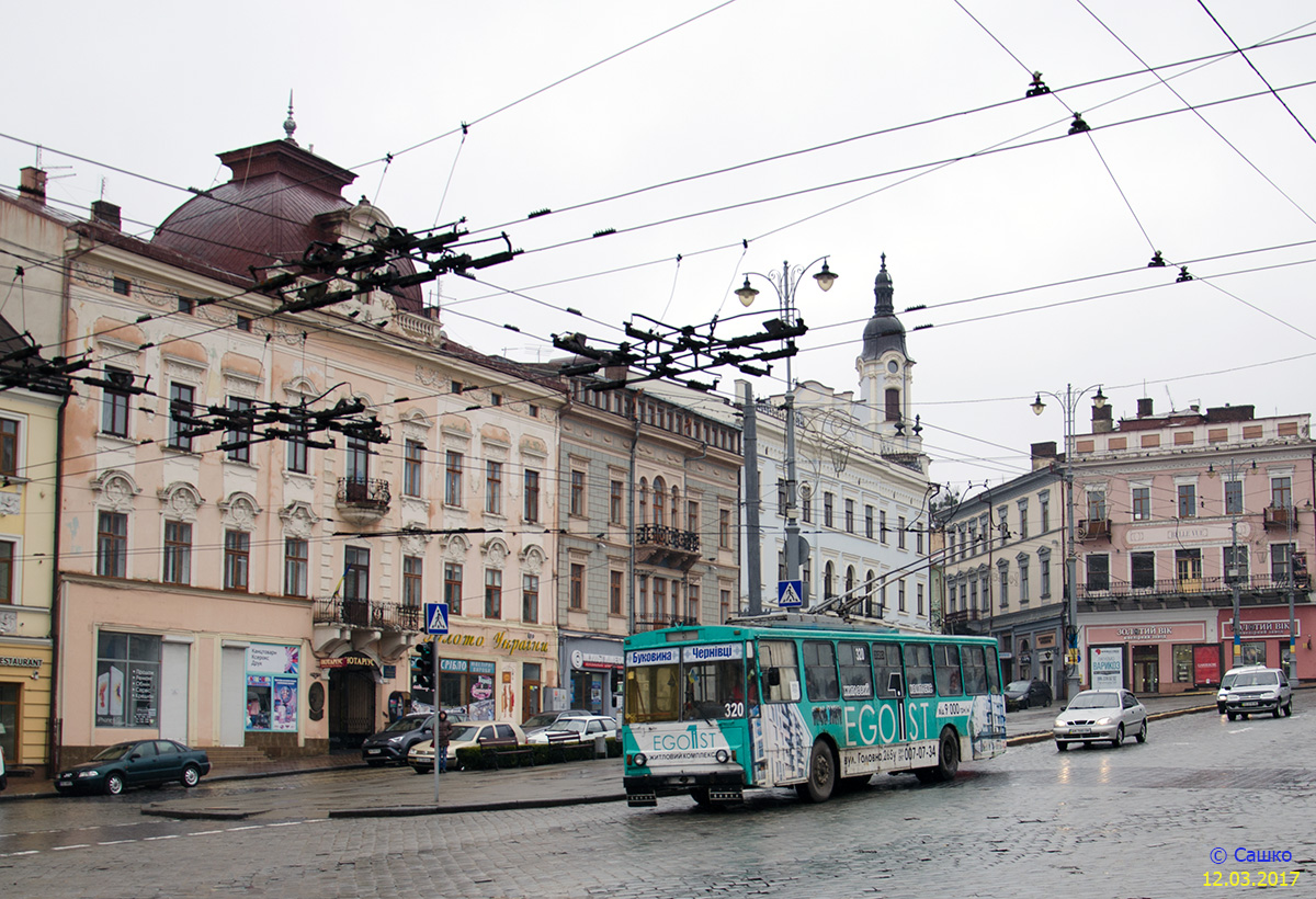 Черновцы, Škoda 14Tr02/6 № 320