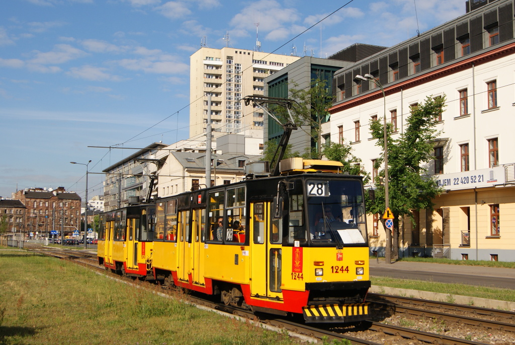 Варшава, Konstal 105Na № 1244