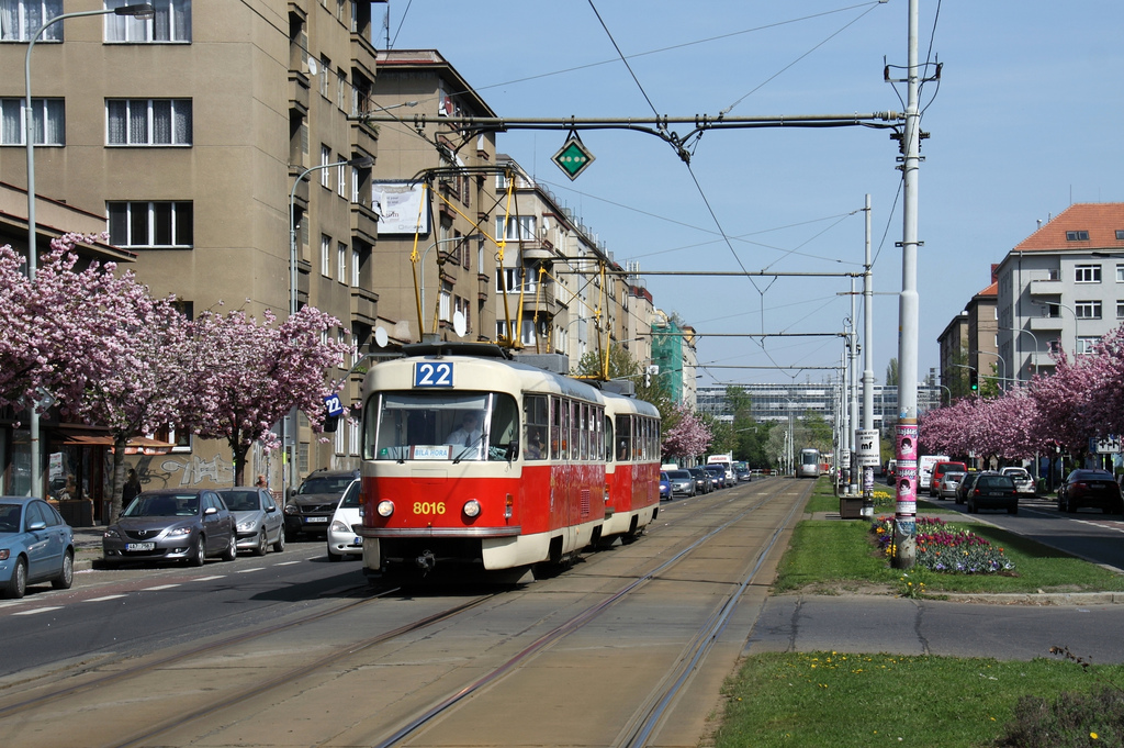 Прага, Tatra T3M № 8016