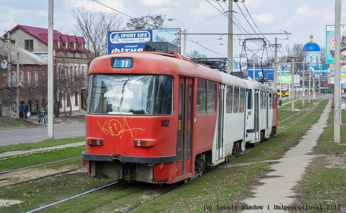 Днепр, Tatra TB4D № 1452