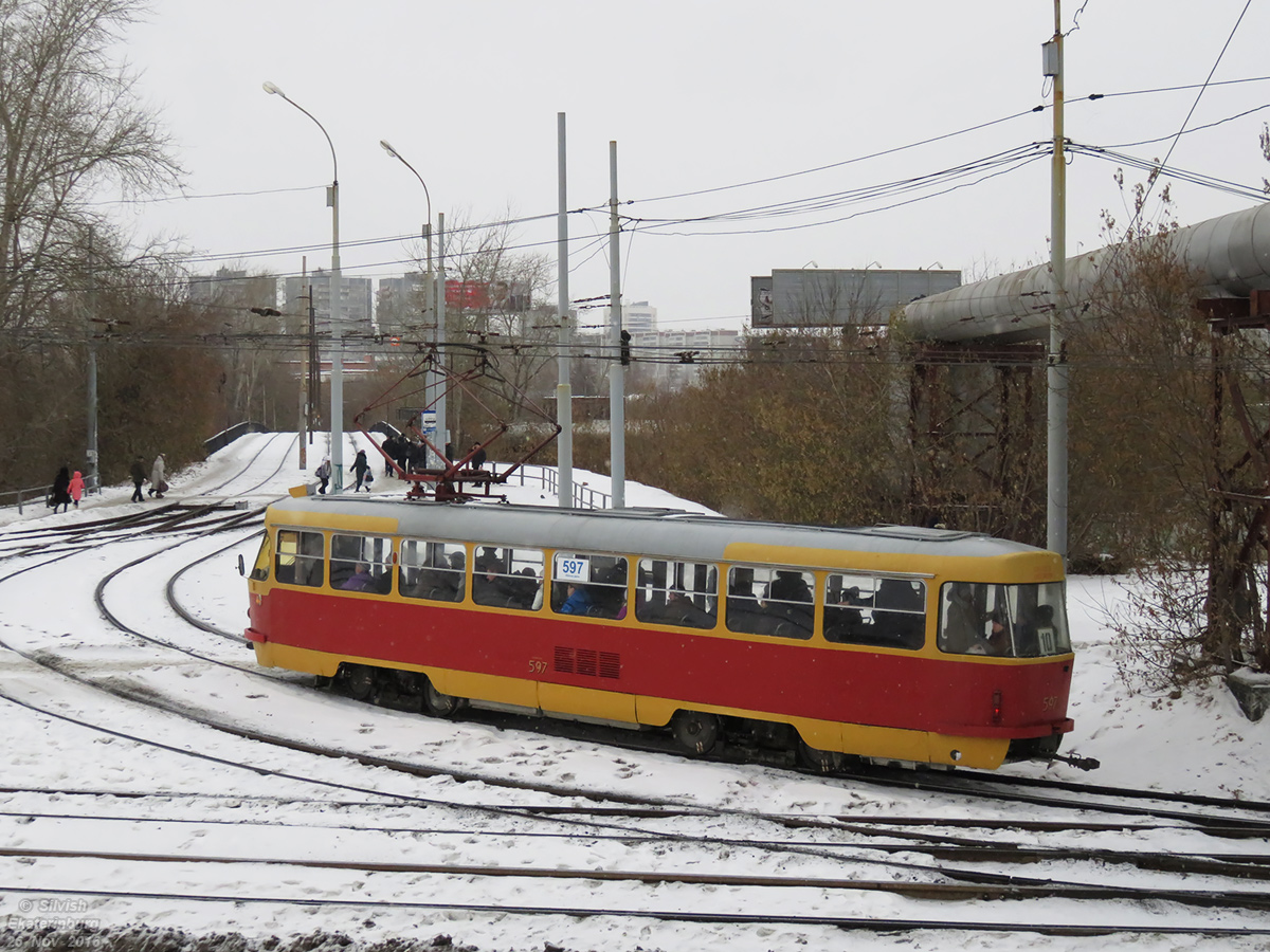 Yekaterinburg, Tatra T3SU # 597