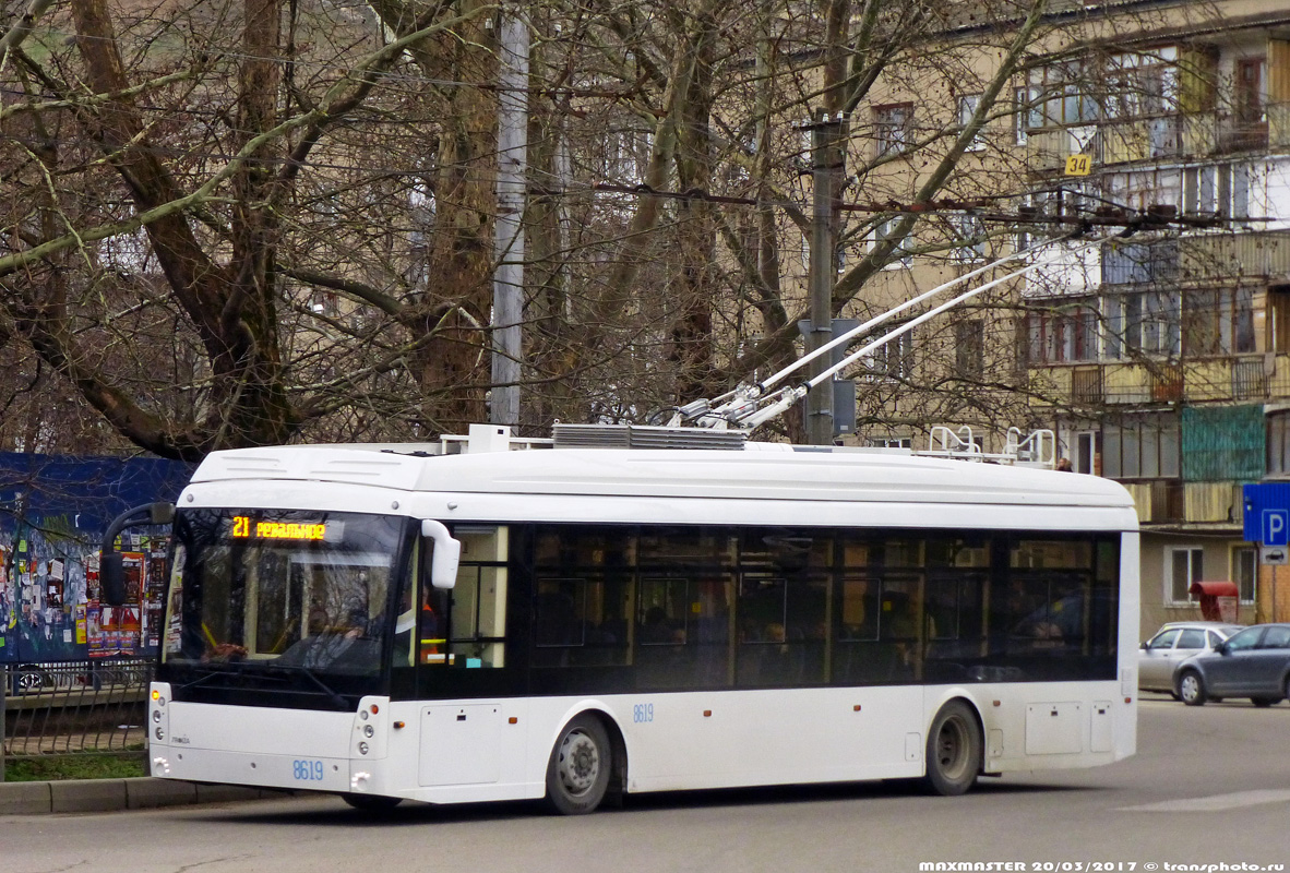 Крымский троллейбус, Тролза-5265.05 «Мегаполис» № 8619