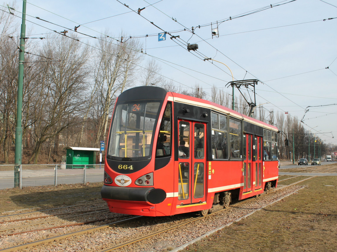 Metropolis GZM, Konstal 105N-HF11AC č. 664