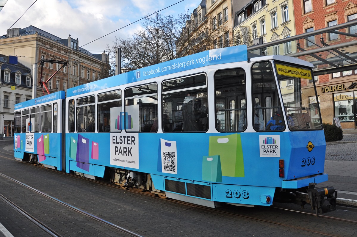 Плауэн, Tatra KT4DMC № 208