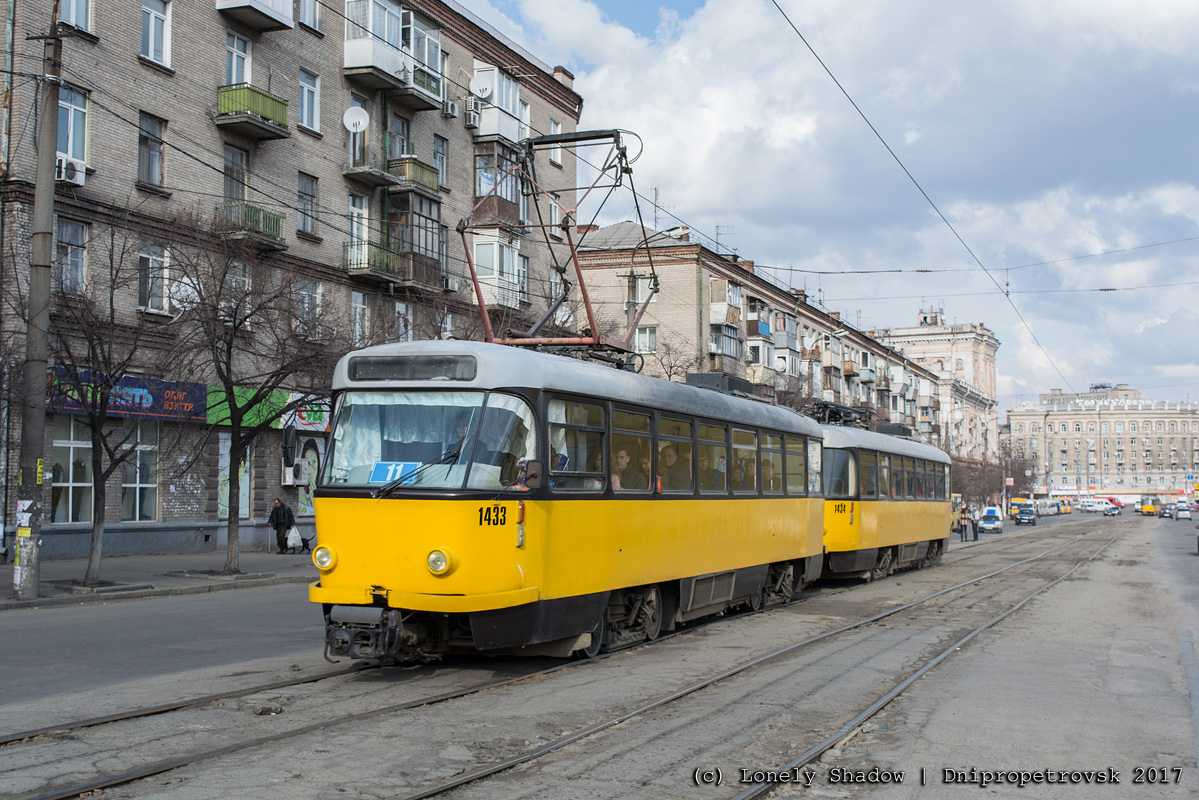 Днепр, Tatra T4D-MT № 1433