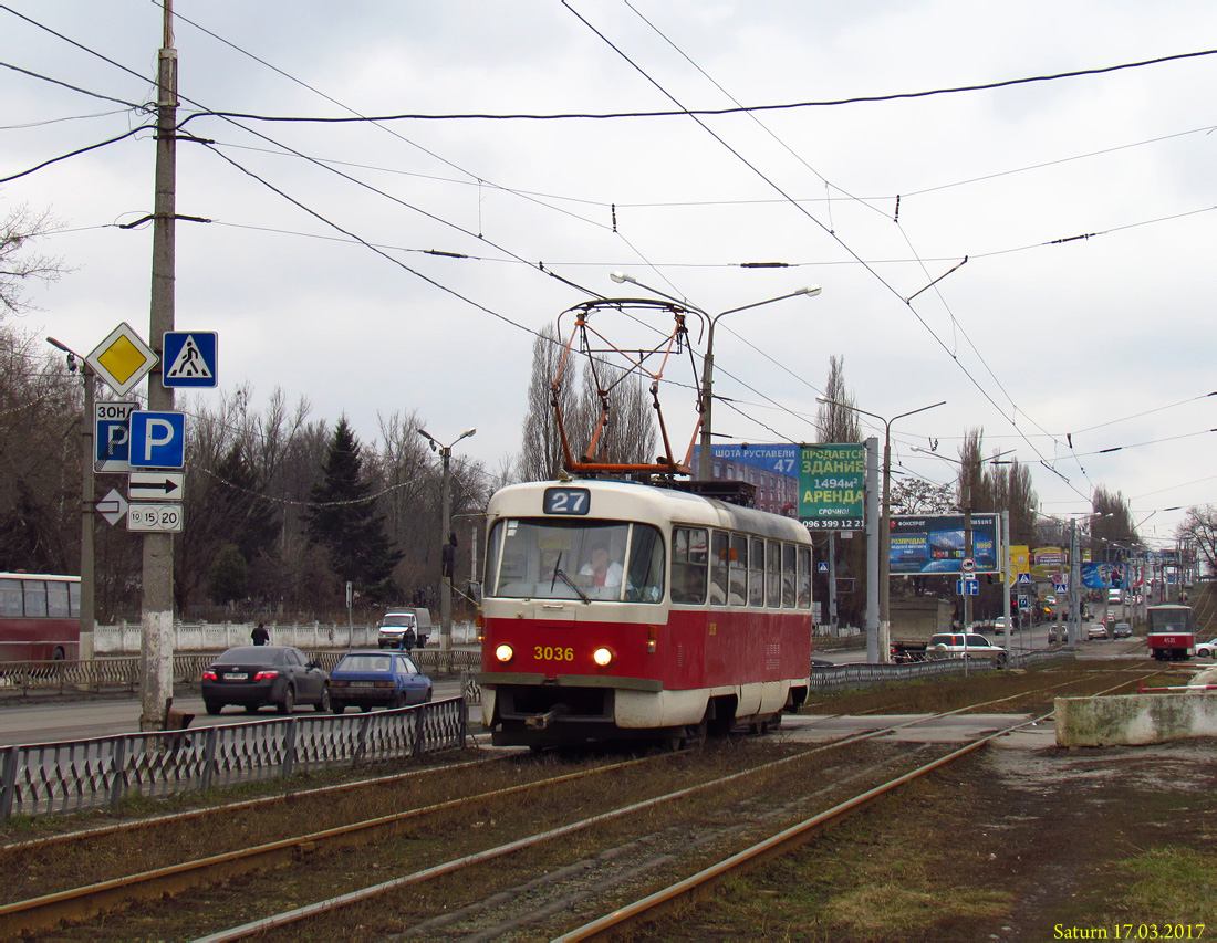 Харьков, Tatra T3A № 3036