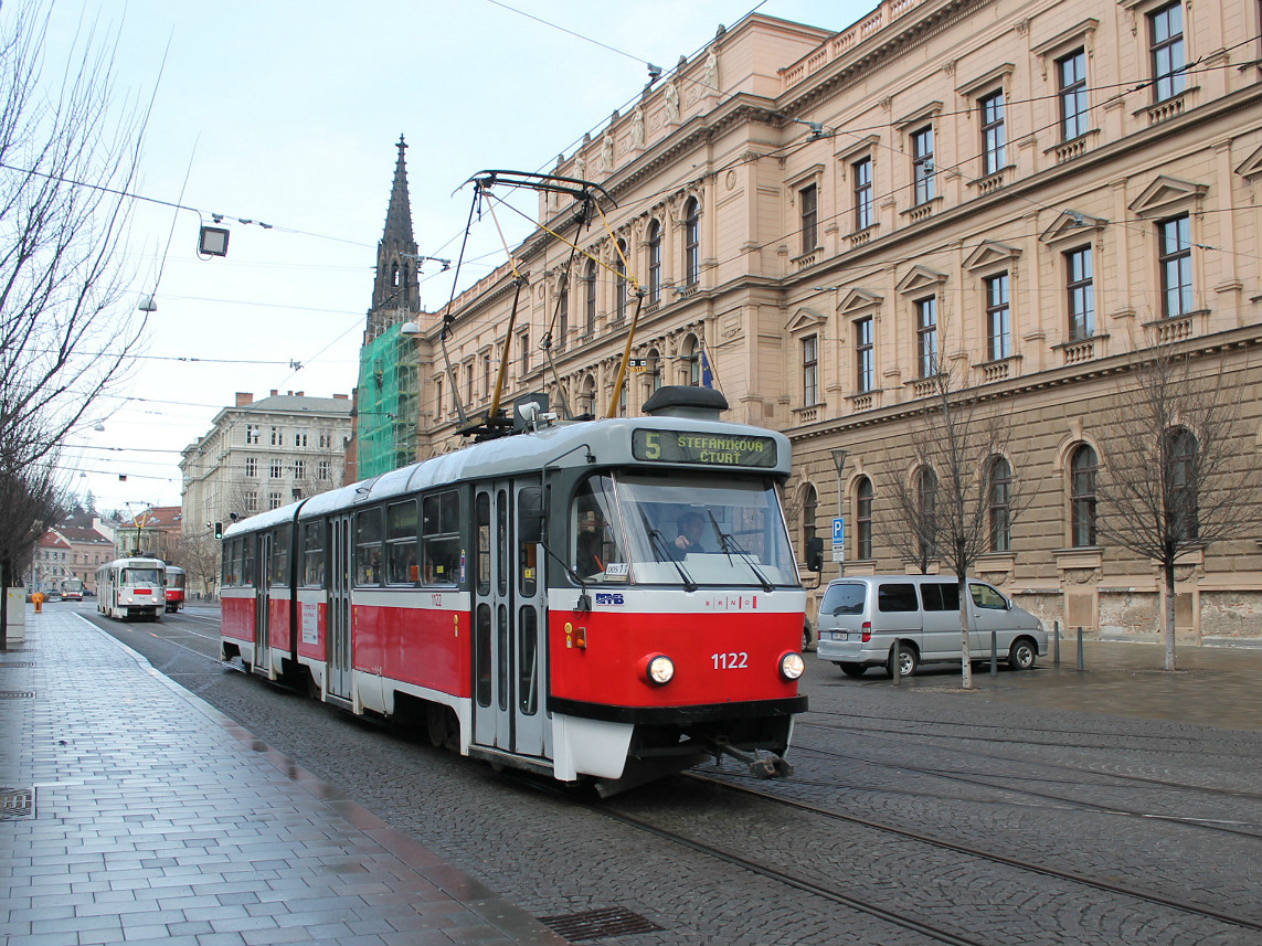 Брно, Tatra K2YU № 1122