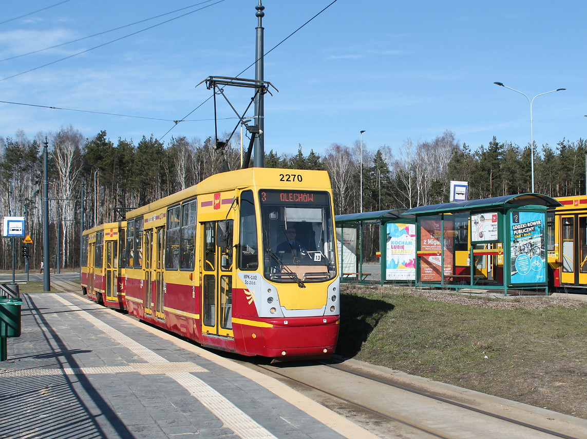 Лодзь, Konstal 805NaND № 2270