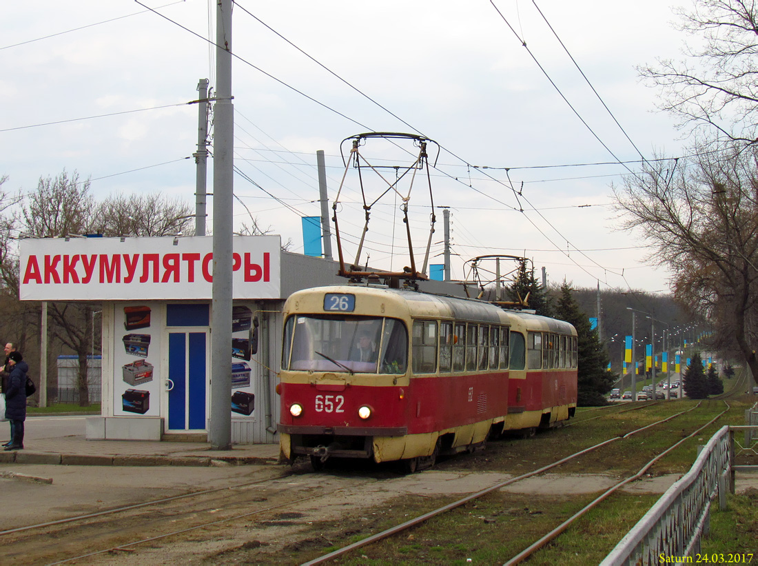 Харьков, Tatra T3SU № 652
