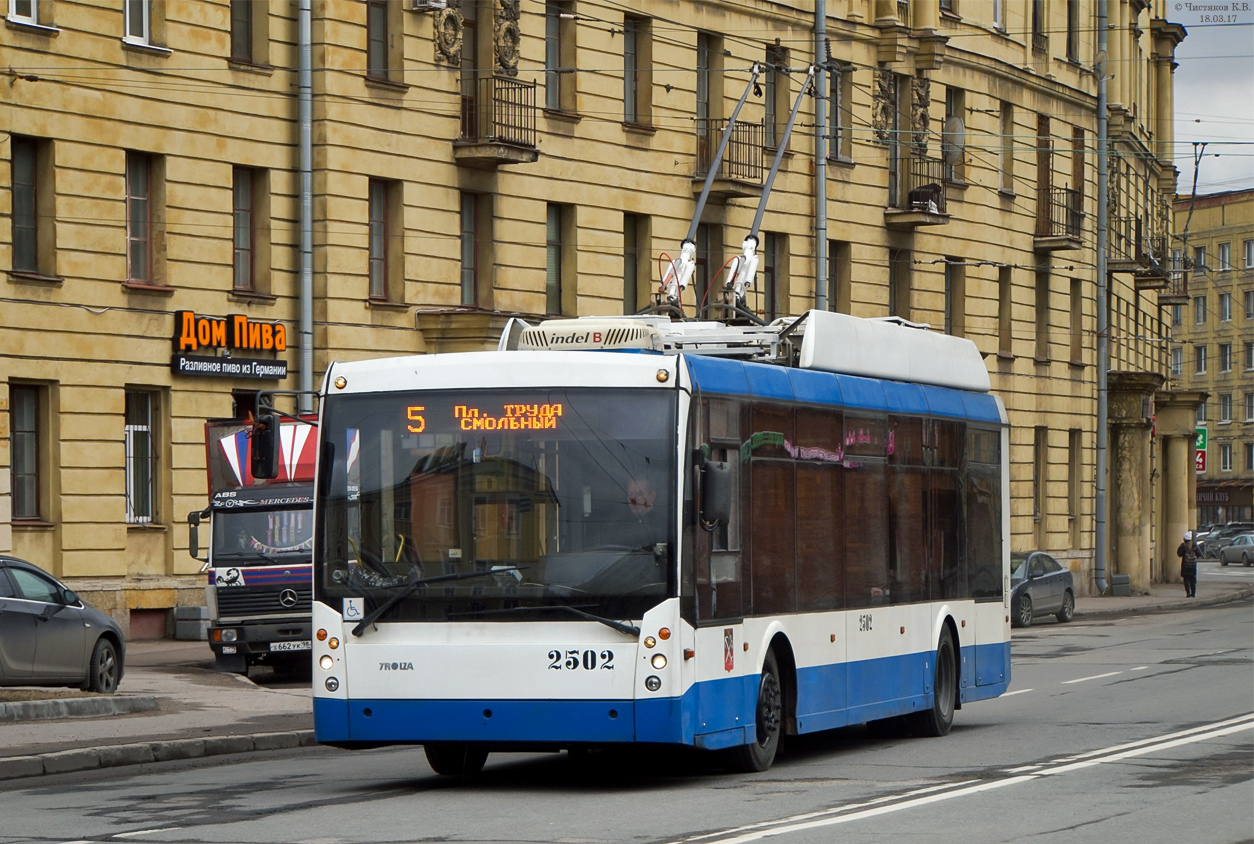 Санкт-Петербург, Тролза-5265.00 «Мегаполис» № 2502