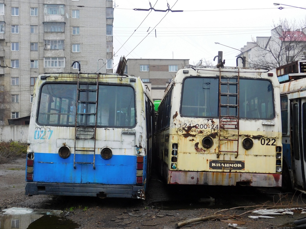 Львов, ЛАЗ-52522 № 027; Львов, ЛАЗ-52522 № 022