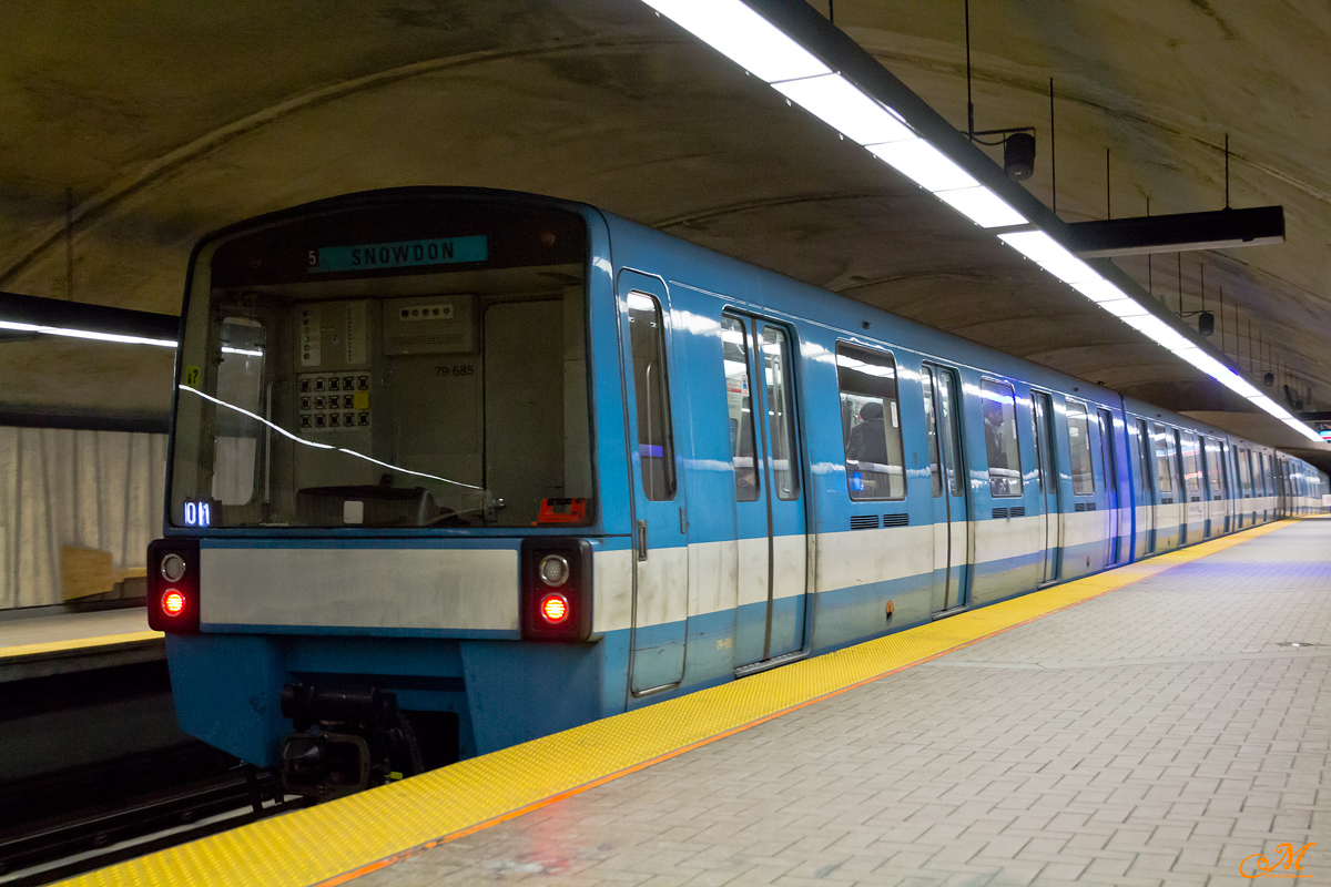 Монреаль, Bombardier MR-73 моторный № 79-685; Монреаль — Métro de Montréal -> Ligne bleue