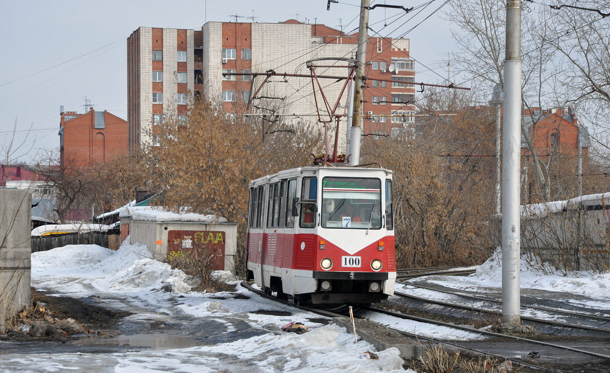 Омск, 71-605 (КТМ-5М3) № 100