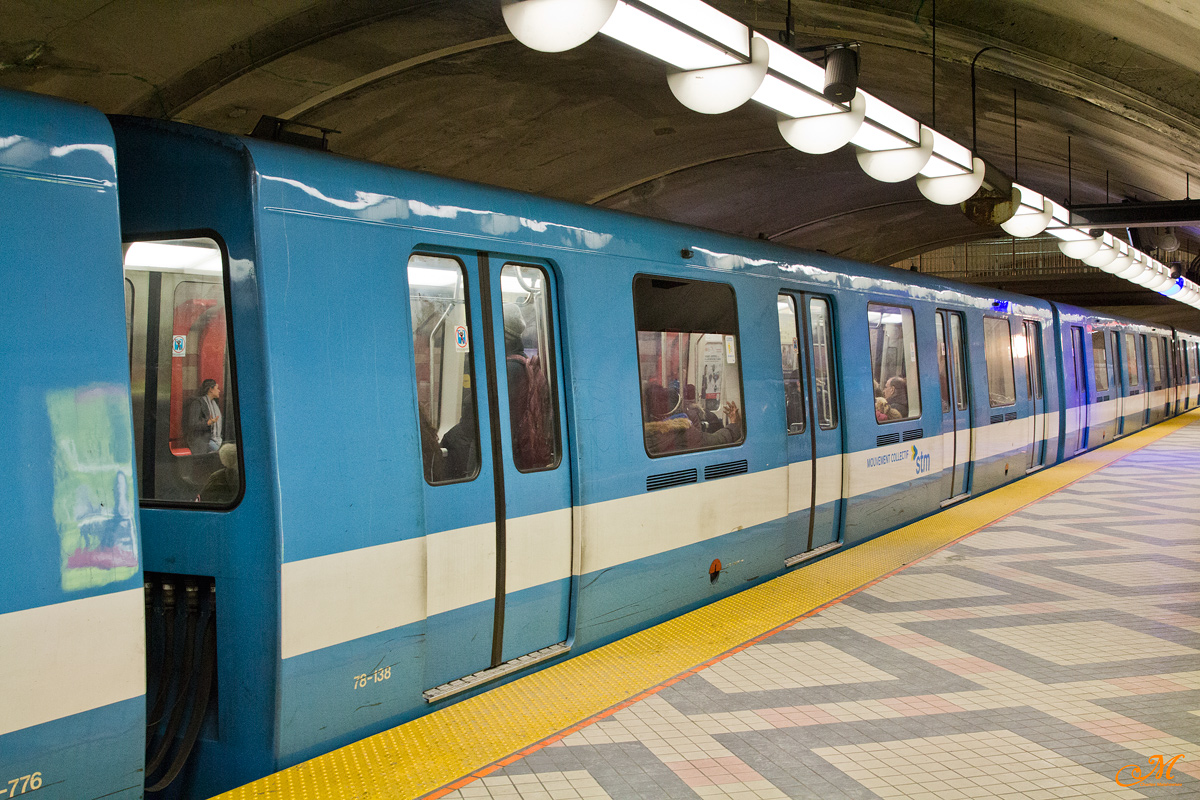Монреаль, Bombardier MR-73 прицепной № 78-138; Монреаль — Métro de Montréal -> Ligne bleue