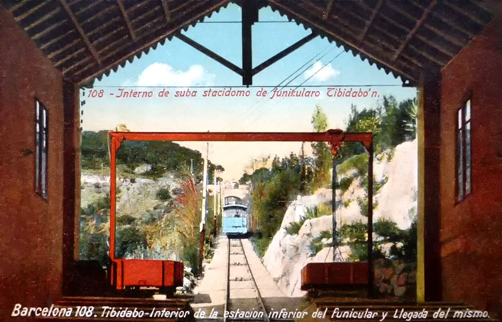 Barcelona — Tibidabo funicular