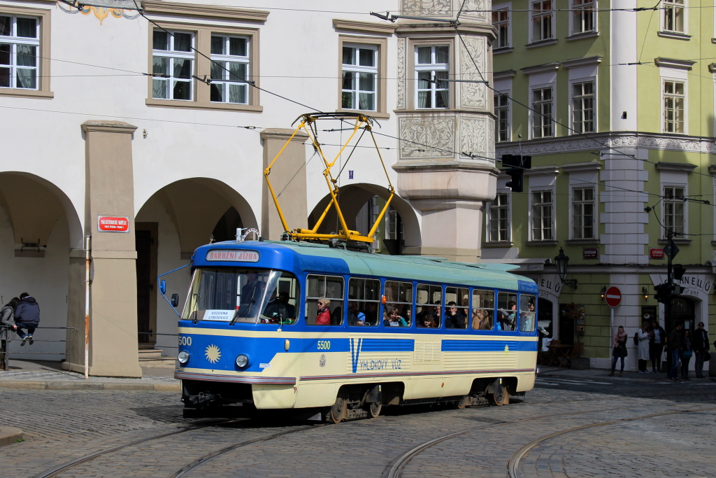 Прага, Tatra T4YU № 5500; Прага — Торжественное открытие ретро-маршрута 23